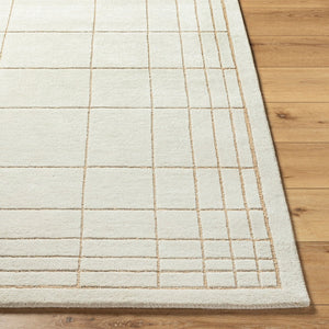Livabliss Brook Hand Tufted Wool Accent Rug Artisan Crafted for Entryways and Small Spaces Oatmeal, Tan 5' x 7'6" BKO2337-576