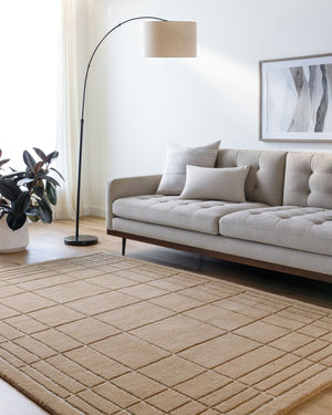 Livabliss Brook Hand Tufted Wool Accent Rug Soft Medium Pile for Entryway Bedroom or Bath Brown, Medium G 5' x 7'6" BKO2338-576