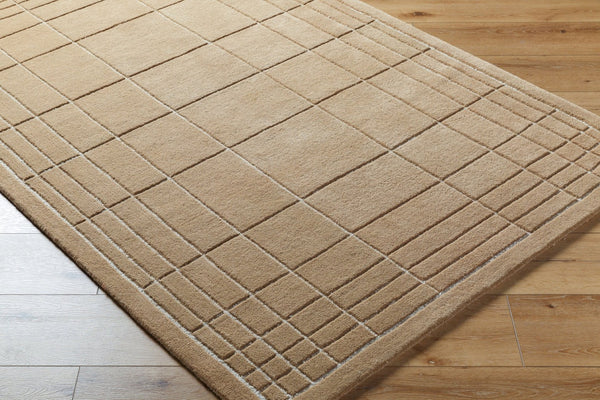 Livabliss Brook Hand Tufted Wool Accent Rug Soft Medium Pile for Entryway Bedroom or Bath Brown, Medium G 5' x 7'6" BKO2338-576