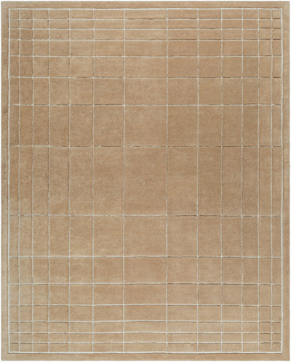 Livabliss Brook Hand Tufted Wool Accent Rug Soft Medium Pile for Entryway Bedroom or Bath Brown, Medium G 8' x 10' BKO2338-810