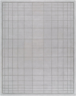 Livabliss Brook Handtufted Wool Accent Rug Artisan Crafted for Entryways Bathrooms and Bedside Areas Medium Gray 8' x 10' BKO2340-810