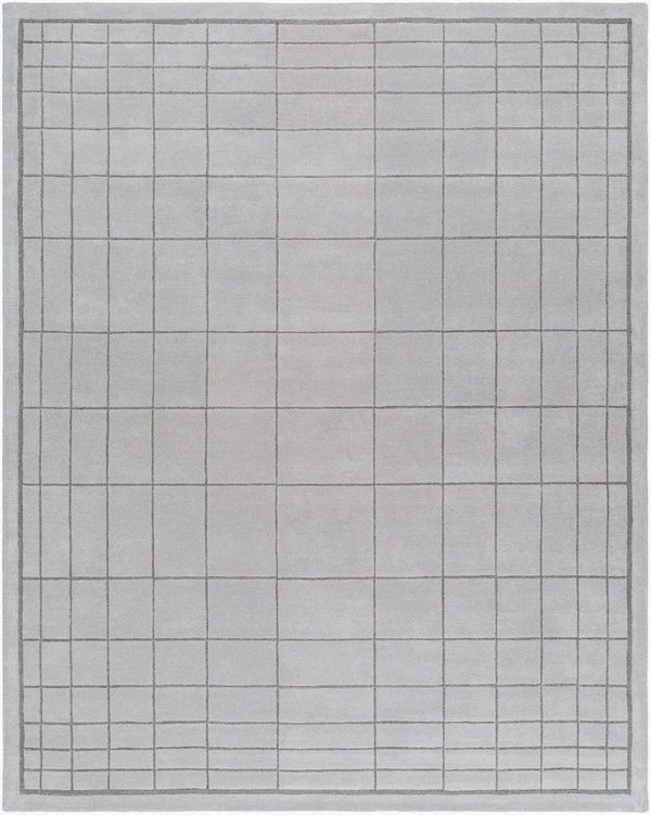 Livabliss Brook Handtufted Wool Accent Rug Artisan Crafted for Entryways Bathrooms and Bedside Areas Medium Gray 8' x 10' BKO2340-810