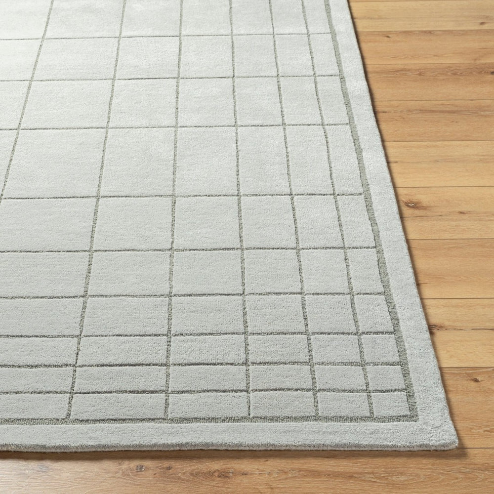 Livabliss Brook Handtufted Wool Accent Rug Artisan Crafted for Entryways Bathrooms and Bedside Areas Medium Gray 8' x 10' BKO2340-810