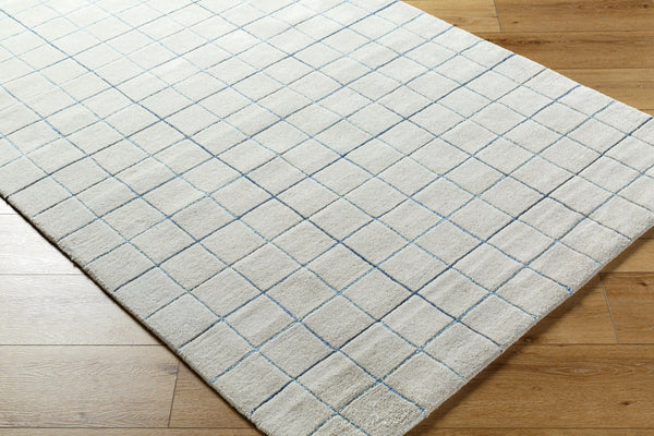 Livabliss Brook Handmade Wool Area Rug Soft Medium Pile for Entryway Bedroom or Layering Light Beige, Da 5' x 7'6" BKO2341-576