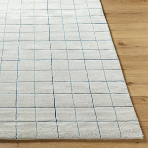 Livabliss Brook Handmade Wool Area Rug Soft Medium Pile for Entryway Bedroom or Layering Light Beige, Da 5' x 7'6" BKO2341-576