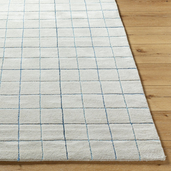 Livabliss Brook Handmade Wool Area Rug Soft Medium Pile for Entryway Bedroom or Layering Light Beige, Da 5' x 7'6" BKO2341-576