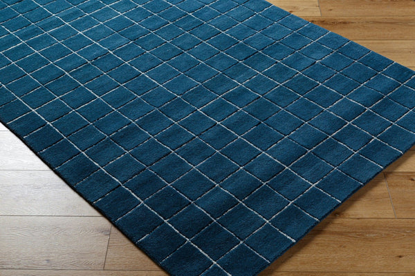 Livabliss Brook Hand Tufted Wool Accent Rug Plush Medium Pile Artisan Crafted for Any Room Midnight Blue, 2' x 3' BKO2342-23