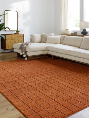 Livabliss Brook Hand-tufted Wool Accent Rug Soft Medium Pile for Entryway Bath or Bedside Rust, Tan 2' x 3' BKO2344-23