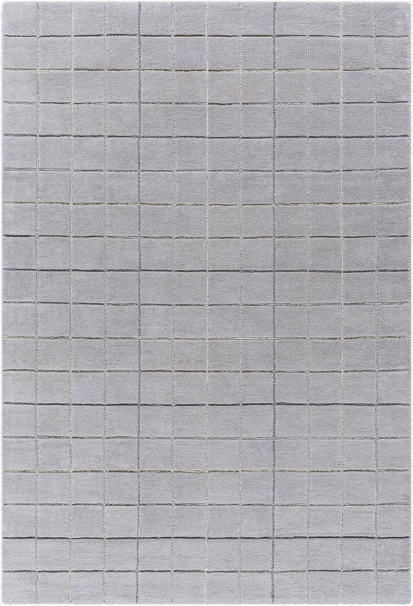 Livabliss Brook Hand Tufted Wool Accent Rug for Entryways Bedside and Small Living Spaces Slate Gray, Cha 2' x 3' BKO2346-23