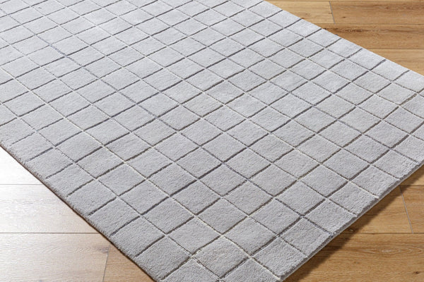 Livabliss Brook Hand Tufted Wool Accent Rug for Entryways Bedside and Small Living Spaces Slate Gray, Cha 2' x 3' BKO2346-23