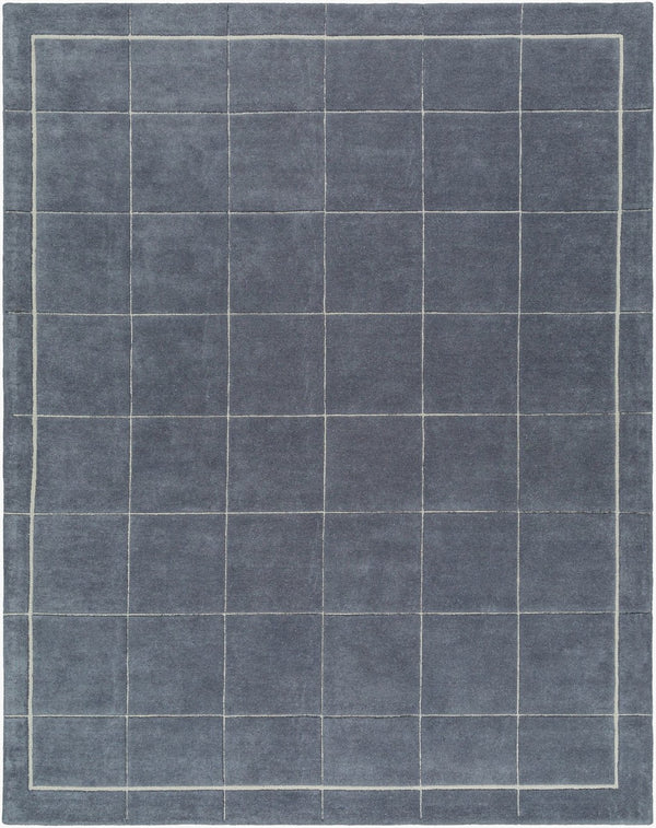 Livabliss Brook Handmade Wool Area Rug Hand Tufted in India for Living Room or Bedroom Charcoal, Oatme 8' x 10' BKO2348-810
