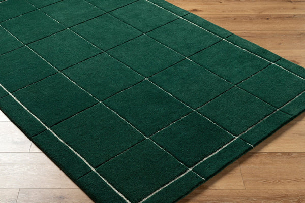 Livabliss Brook Hand Tufted Wool Accent Rug Artisan Crafted for Entryways and Bedside Decor Dark Green, Lig 5' x 7'6" BKO2351-576