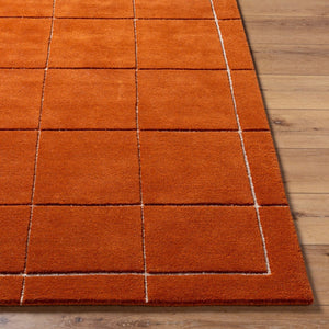 Livabliss Brook Hand Tufted Wool Accent Rug Artisan Crafted for Entryways and Bedside Areas Burnt Sienna, G 8' x 10' BKO2352-810