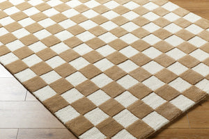 Livabliss Brook Hand Tufted Wool Accent Rug Artisan Crafted for Entryways and Bedside Decor Cream, Brown 8' x 10' BKO2355-810