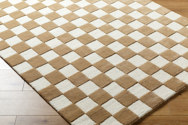 Livabliss Brook Hand Tufted Wool Accent Rug Artisan Crafted for Entryways and Bedside Decor Cream, Brown 8' x 10' BKO2355-810