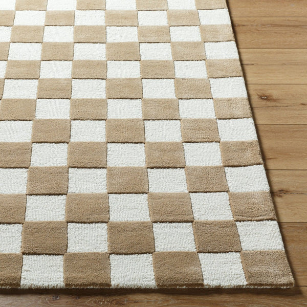 Livabliss Brook Hand Tufted Wool Accent Rug Artisan Crafted for Entryways and Bedside Decor Cream, Brown 8' x 10' BKO2355-810