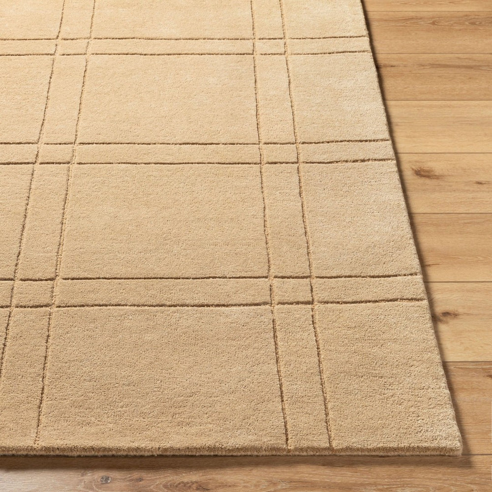 Livabliss Brook Hand Tufted Wool Area Rug for Living Room Dining or Bedroom Artisan Crafted Tan 9' x 12' BKO2357-912