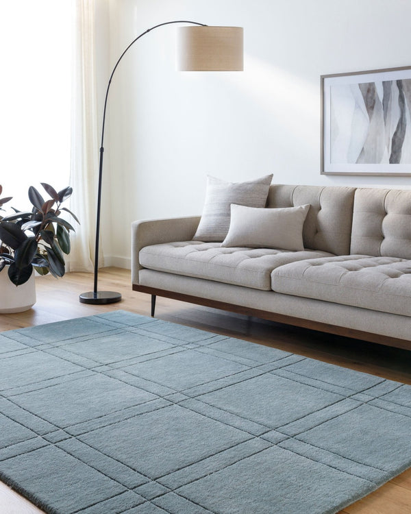 Livabliss Brook Hand Tufted Wool Area Rug Artisan Crafted for Entryways and Accent Spaces Sage, Seafoam 2' x 3' BKO2358-23