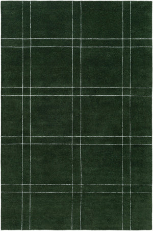 Livabliss Brook Hand Tufted Wool Area Rug Artisan Crafted for Living Room or Dining Space Dark Green, Lig 4' x 6' BKO2359-46