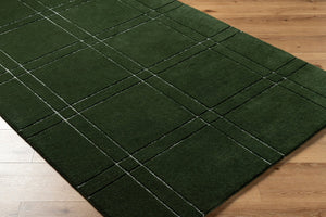 Livabliss Brook Hand Tufted Wool Area Rug Artisan Crafted for Living Room or Dining Space Dark Green, Lig 4' x 6' BKO2359-46