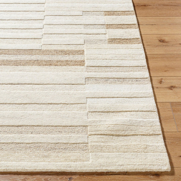Livabliss Brook Hand Tufted Wool Accent Rug Plush Medium Pile for Entryway or Bedside Ivory, Sandston 2' x 3' BKO2360-23