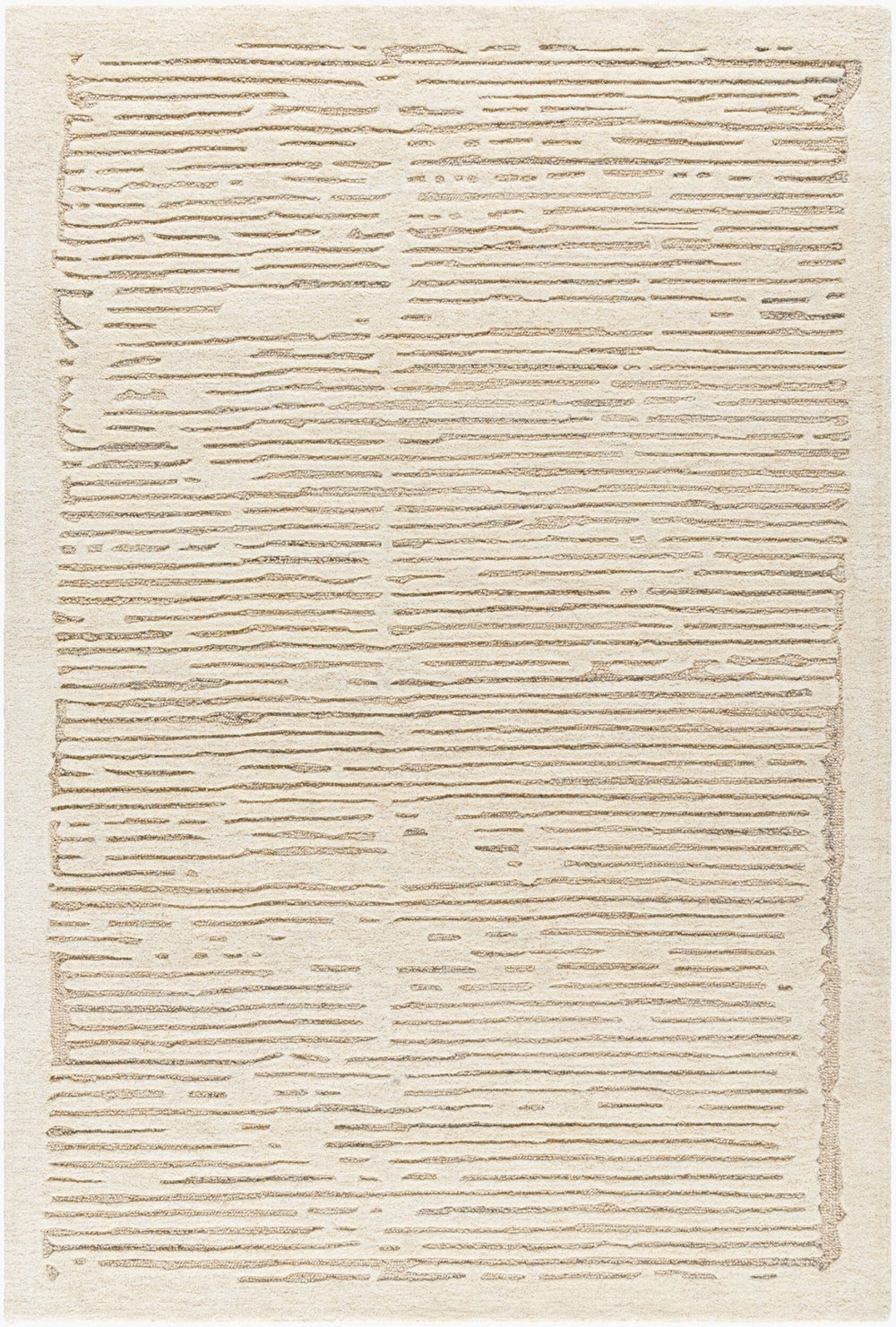 Livabliss Brook Hand-tufted Wool Accent Rug Soft Medium Pile for Entryway Bath or Bedside Ivory, Sand 8' x 10' BKO2362-810
