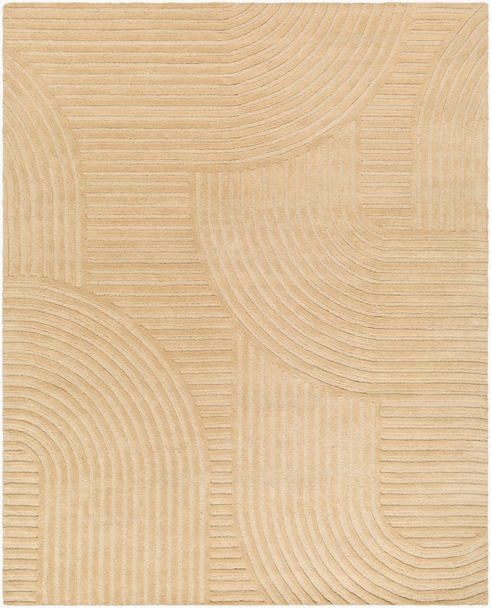 Livabliss Brook Art Deco Geometric Hand Tufted Wool Accent Rug for Entryway or Bedside Decor Beige, Sandsto 2' x 3' BKO2364-23
