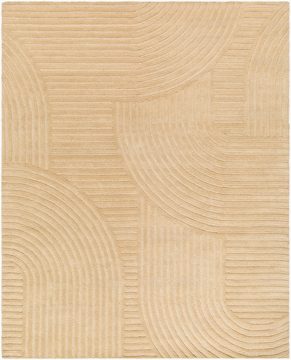 Livabliss Brook Art Deco Geometric Hand Tufted Wool Accent Rug for Entryway or Bedside Decor Beige, Sandsto 2' x 3' BKO2364-23
