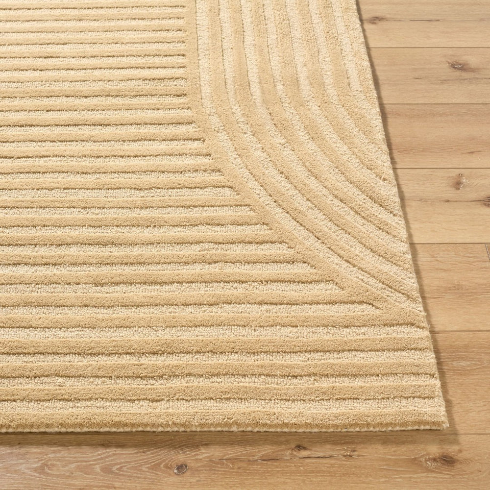 Livabliss Brook Art Deco Geometric Hand Tufted Wool Accent Rug for Entryway or Bedside Decor Beige, Sandsto 2' x 3' BKO2364-23