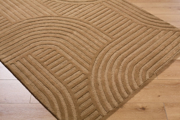 Livabliss Brook Hand Tufted Wool Accent Rug Art Deco Geometric Pattern for Entryway or Bedside Camel, Sandsto 5' x 7'6" BKO2365-576