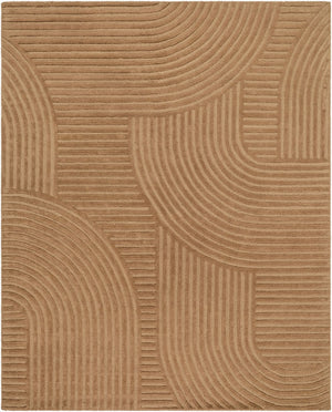 Livabliss Brook Hand Tufted Wool Accent Rug Art Deco Geometric Pattern for Entryway or Bedside Camel, Sandsto 8' x 10' BKO2365-810