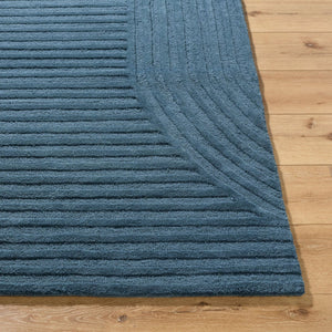 Livabliss Brook Hand Tufted Wool Accent Rug Art Deco Pattern for Entryway or Small Seating Area Denim Blue' 5' x 7'6" BKO2366-576
