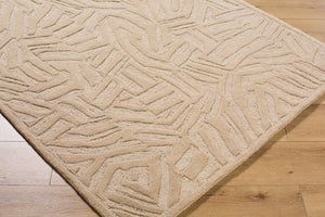 Livabliss Brook Hand Tufted Wool Area Rug Soft Textural Pile for Entryway or Bedroom Accent Ivory, Sandston 2' x 3' BKO2371-23