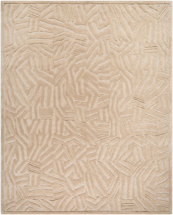 Livabliss Brook Hand Tufted Wool Area Rug Soft Textural Pile for Entryway or Bedroom Accent Ivory, Sandston 8' x 10' BKO2371-810