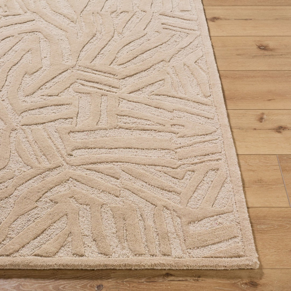 Livabliss Brook Hand Tufted Wool Area Rug Soft Textural Pile for Entryway or Bedroom Accent Ivory, Sandston 2' x 3' BKO2371-23