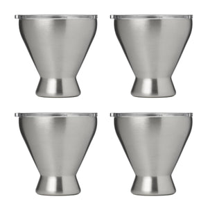 Lenox Cambridge 11 Oz Stainless Steel Insulated Cocktail Tumblers, Set of 4 NO COLOR METAL EPCNY2ASTCB2DS