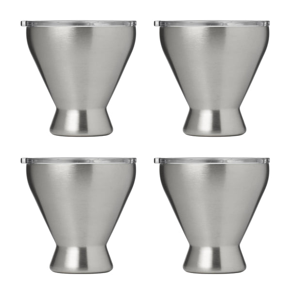 Lenox Cambridge 11 Oz Stainless Steel Insulated Cocktail Tumblers, Set of 4 NO COLOR METAL EPCNY2ASTCB2DS