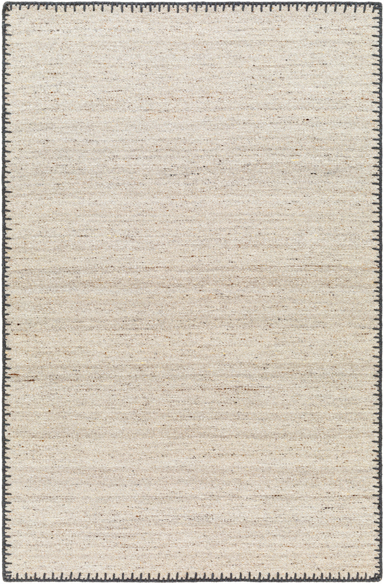 Berkeley BKY-2300 9' x 12' Handmade Rug BKY2300-912  Charcoal, Light Beige, Beige Surya