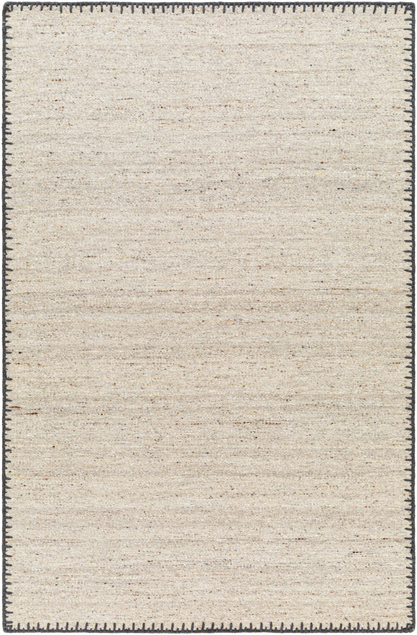 Berkeley BKY-2300 9' x 12' Handmade Rug BKY2300-912  Charcoal, Light Beige, Beige Surya
