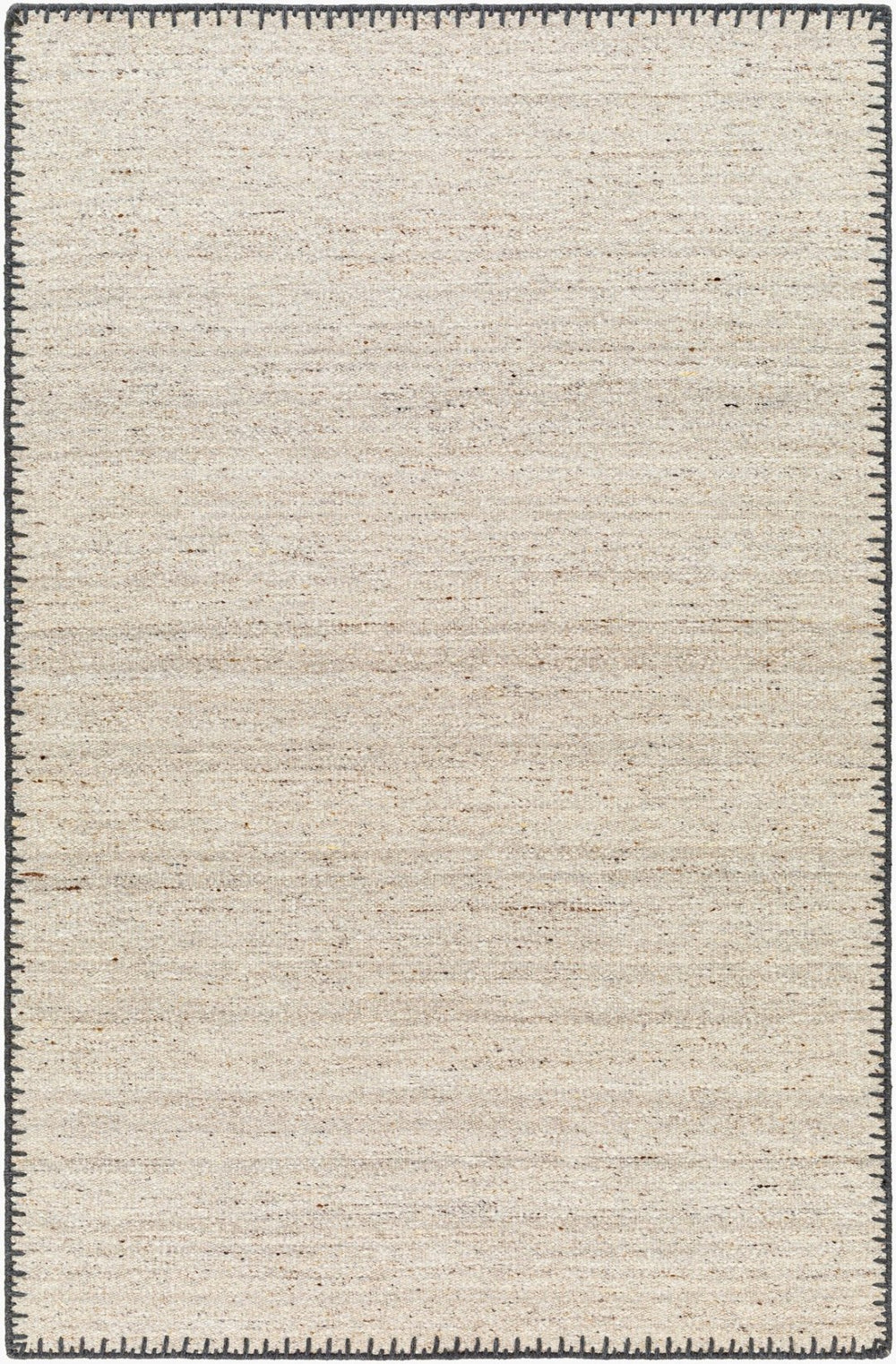 Livabliss Berkeley Handwoven Wool Flatweave Rug Bohemian Global Accent for Entryways and Baths Charcoal, Light 8' x 10' BKY2300-810