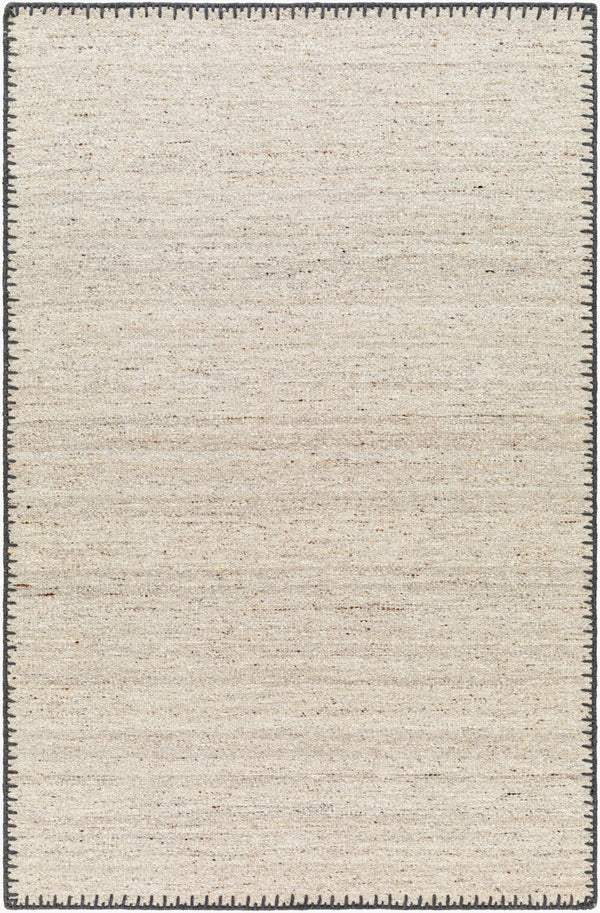 Livabliss Berkeley Handwoven Wool Flatweave Rug Bohemian Global Accent for Entryways and Baths Charcoal, Light 8' x 10' BKY2300-810