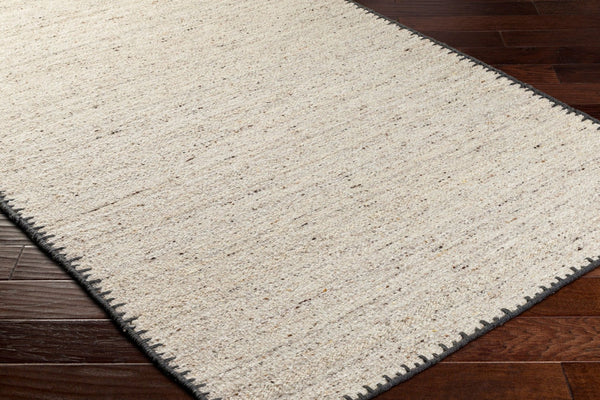 Livabliss Berkeley Handwoven Wool Flatweave Rug Bohemian Global Accent for Entryways and Baths Charcoal, Light 8' x 10' BKY2300-810