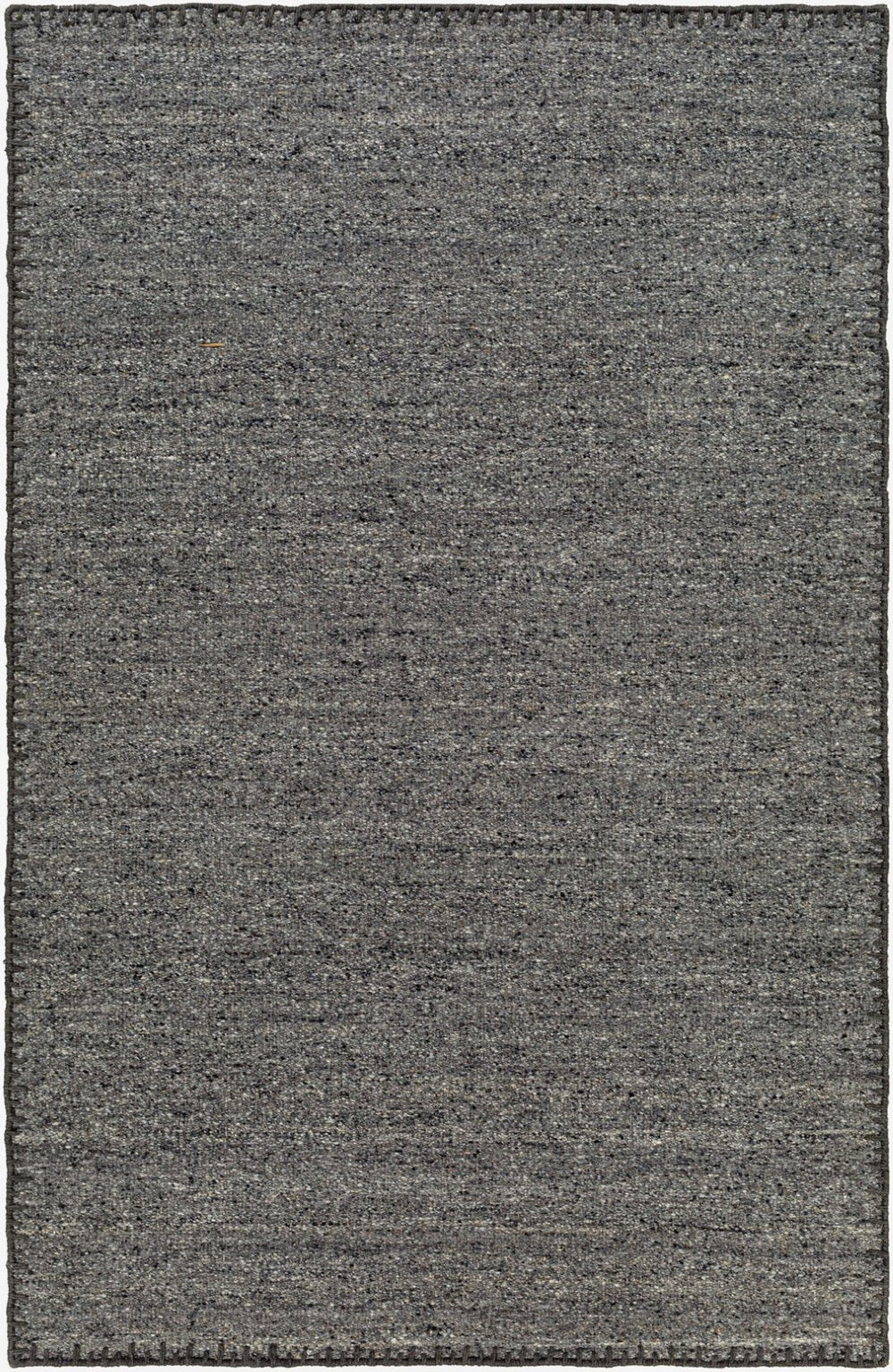 Livabliss Berkeley Handwoven Wool Flatweave Rug Bohemian Global Accent for Entryways and Kitchens Charcoal 9' x 12' BKY2301-912