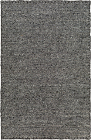Livabliss Berkeley Handwoven Wool Flatweave Rug Bohemian Global Accent for Entryways and Kitchens Charcoal 9' x 12' BKY2301-912
