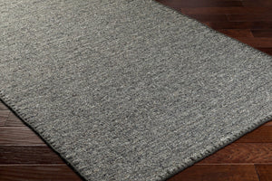 Livabliss Berkeley Handwoven Wool Flatweave Rug Bohemian Global Accent for Entryways and Kitchens Charcoal 8' x 10' BKY2301-810