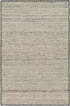 Berkeley BKY-2302 9' x 12' Handmade Rug BKY2302-912  Charcoal, Black, Taupe, Oatmeal Surya