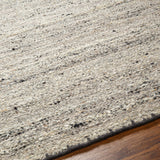 Berkeley BKY-2302 9' x 12' Handmade Rug BKY2302-912  Charcoal, Black, Taupe, Oatmeal Surya