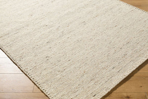 Livabliss Berkeley Handwoven Wool Flatweave Rug Bohemian Global Artisan Accent for Entryways Ivory, Sandston 9' x 12' BKY2306-912