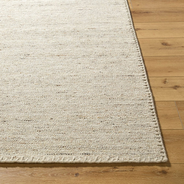 Livabliss Berkeley Handwoven Wool Flatweave Rug Bohemian Global Artisan Accent for Entryways Ivory, Sandston 9' x 12' BKY2306-912