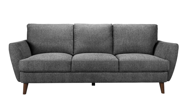 Porter Designs Porter Burnside Contemporary Upholstered Sofa Set - Chic Design With Comfort & Durability For Living Spaces Gray Fabric 01-216-01-3665